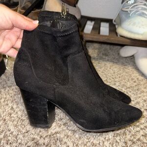 Black Suede Ankle Boots